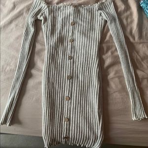 off the shoulder dress